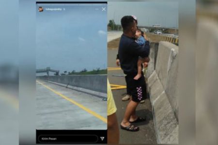 Muncul Foto Anak Vanessa Angel Digendong Usai Kecelakaan